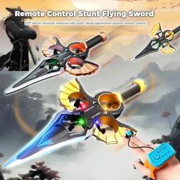 Drone planador de espada voadora RC com onda manual e modo controlador, avião acrobático de 3 velocidades para crianças, adolescentes e adultos, luzes LED, diversão aérea - Image 1