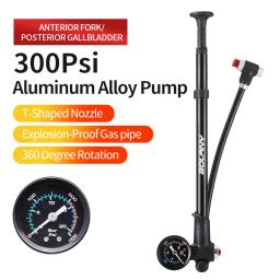 Bolany-portátil bicicleta garfo bomba de ar, calibre de alta pressão, suspensão traseira, amortecedor, montanha bicicleta acessórios, 300psi - Image 1