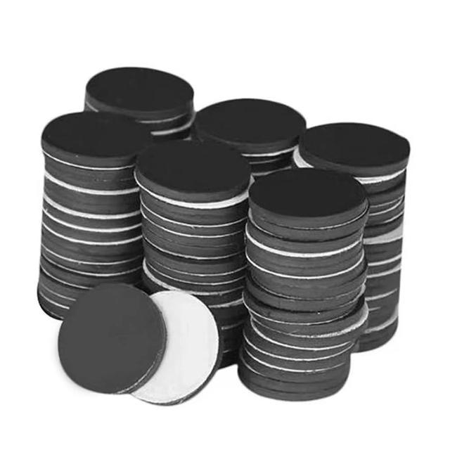 Ímãs Adesivos Magnéticos Duráveis para Geladeiras - Flexíveis e Perfeitos para Artesanato e Projetos DIY, Disponíveis em 50 ou 100 Unidades
