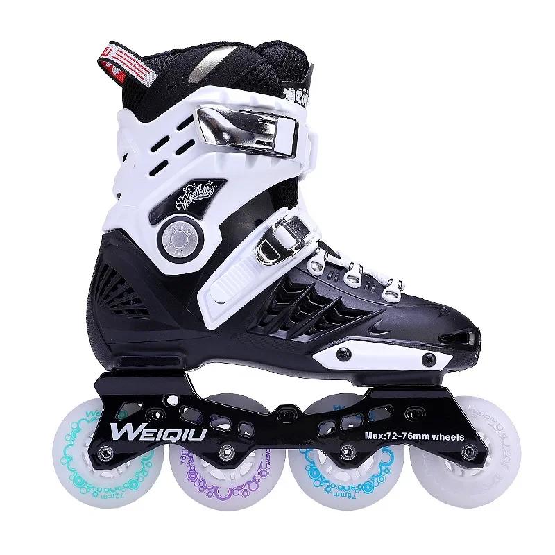 Patins de patins planos para adultos, sapatos profissionais de patinação, linha reta, iniciantes masculinos e femininos - Image 1