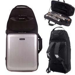Estojo para fagote Acessório para instrumentos de sopro Tampa da bolsa Local para partituras para fagote Alça para bolsa Mochila com alça de ombro dupla Saco para fagote Caixa para instrumentos de sopro à prova d'água - Image 1