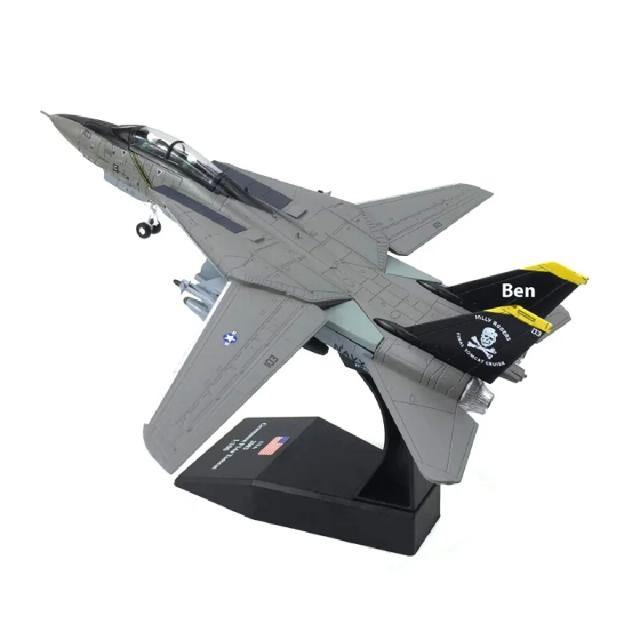 F-14 Super Flanker Jato Caça Modelo de Liga 1:100