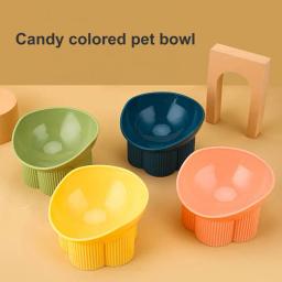 Alimentador elevado com fundo estável, Tigela antiderrapante para animais de estimação, Suporte levantado para cachorro, Cat, Prevenção de refluxo, Cat Food - Image 4