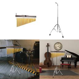 Portátil carrilhão de vento para iniciantes, instrumento de percussão, mão Chimes Bar, Suporte Musical, Ensino Aid, 36 tons - Image 6