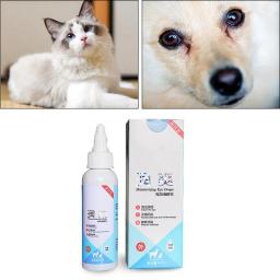 Solução segura para gotas oculares para animais de estimação, hidratante, lavagem ocular, limpador ocular para cães e gatos, limpeza de lágrimas, 60ml - Image 5