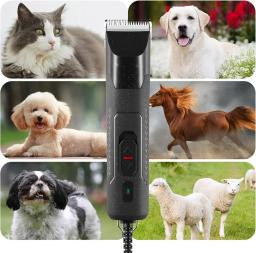 Profissional elétrico com fio Clipper para Dog Grooming, Super 2 velocidades, grossas, casacos pesados, cães, gatos e outros animais - Image 4