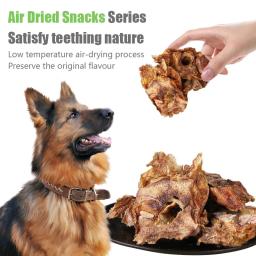 Baixa umidade alta proteína Pet Snacks, alimento para cães ossos de limpeza dos dentes, cozimento a baixa temperatura crocante, não machucar o estômago, novo - Image 1