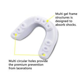 Boca guarda para Futebol Wrestling e Hóquei, Gum Shield, Magro Mouthguard, Lacrosse, Contato Combate Equipamento Sport, Slim Fit - Image 5
