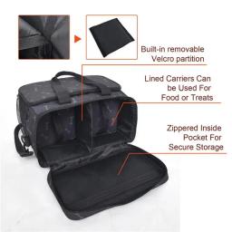 Mala de viagem portátil para animais com bolsos multifuncionais, Kits essenciais para cães e gatos, acessórios para campismo ao ar livre - Image 4