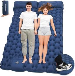 Colchão inflável para dormir com travesseiro, Air Mat, Barraca de acampamento, Almofada para dormir ao ar livre para viagens, Mochila, Caminhadas - Image 1