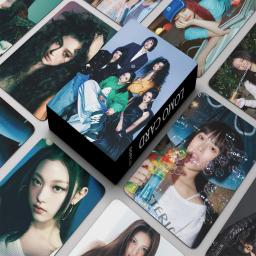 55 pçs/set kpop novo álbum jeans photocards coleção lomo cartões de alta qualidade impressão cartões fotográficos fã presente - Image 1