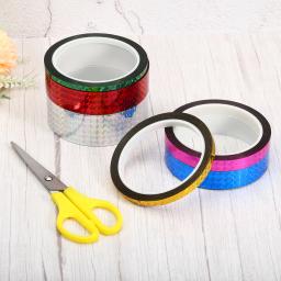 20/25/35mm x 50m Fita Prisma Holográfica Metalizada Adesivo Reflexivo Decorativo Fita Adesiva DIY Arte Artesanato Envolvimento Papelaria - Image 6