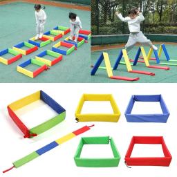 Crianças diversão jogos ao ar livre pular quadro broca buracos brinquedos integração sensorial treinamento jardim de infância criança esportes adereços múltiplas play - Image 1
