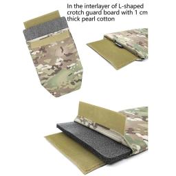 DMGear Tactical Colete Plissado para Homens, Equipamento de Proteção Virilha, Airsoft War, Molle Body Armor Bag Equipment - Image 3