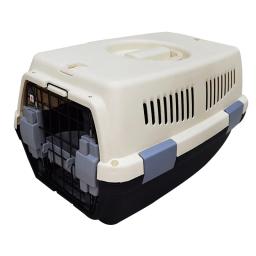 Pet Air Transport Pet Cage, Caixa plástica para cães grandes, Portadora de viagens portátil - Image 1
