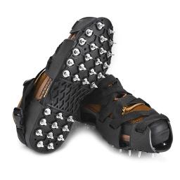 Grampos de Escalada Antiderrapantes, Grips de Gelo Profissionais, Chaveiros De Aço Inoxidável, Equipamento Ao Ar Livre, Inverno, 32 Studs, 1 Par - Image 1