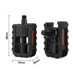 E-Bike Pedais Dobráveis, Plataforma de Reajuste Anti-Slip, Peças Scooter, Acessórios de Bicicleta Elétrica, Suprimentos Ciclismo, 1 Par - Image 3