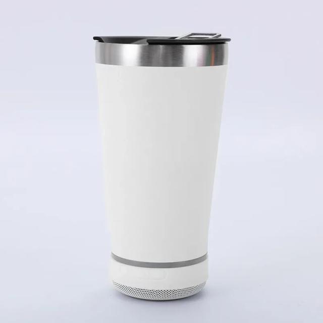 Copo de Vácuo com Alto-Falante Bluetooth Sem Fio e Subwoofer Estéreo Integrado