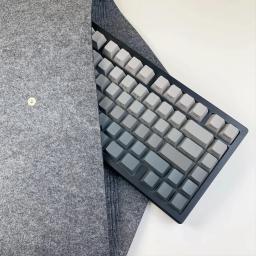Bolsa de feltro para teclado mecânico, bolsa de feltro para teclado 60% 75% 100% layout, bolsa de poeira/capa, bolsa periférica, armazenamento/contenção - Image 4