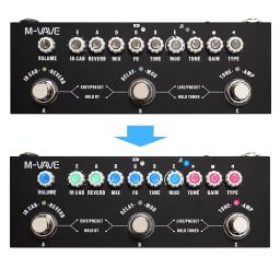 Multi Pedal de Guitarra Efeitos com Delay Reverb, Multi Efeitos, MOD, Cab, Digital Effector - Image 2