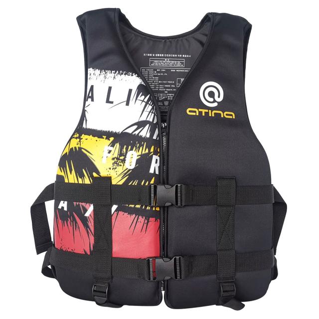 Casaco salva-vidas de neoprene para adultos - segurança e estilo em esportes aquáticos, natação, pesca e surf