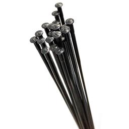 4 pçs/lote Pilar TB2015 Bicicleta Raio FG14 2.0mm 0.0166g/mm tração reta Triplo Butted Aço Inoxidável Preto 250-306mm Liga Mamilo - Image 5