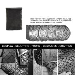 Modelagem argila macia para adereços Cosplay, DIY, escultura, relevo, modelagem espuma, branco, preto, alta densidade, ar Dries, moldável - Image 3