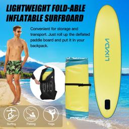 Paddle Board inflável para adultos, Stand Up, grosso SUP Paddleboard, esporte aquático Surf Set, ajustável Paddle Pump e Bag, 6" - Image 2