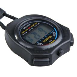 Novo clássico à prova dwaterproof água digital profissional handheld lcd esportes cronômetro temporizador parar relógio com corda para esportes - Image 5