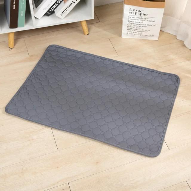 Cobertor Reutilizável para Cães: Tapete Absorvente e Lavável para Treinamento de Filhotes e Proteção do Carro