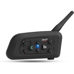 V6 Plus Bluetooth Intercom Fones de ouvido, Futebol Árbitro Arbitragem Intercomunicador, Motocicleta Comunicador impermeável, 1200m - Image 6