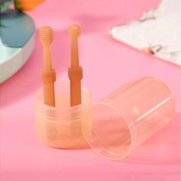 2x conjunto escova dentes para animais estimação silicone gatos cães dental-saúde 360 ​​cabeça cilindro - Image 5