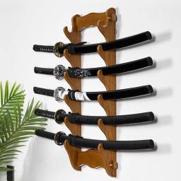 Wall Mount Golf arma Rifle, Katana Samurai espada Stand, suporte do gancho - Image 1