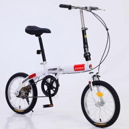 SKIG-Bicicleta dobrável leve para homens e mulheres, Mini Bike, Camping ao ar livre, Home Bike, 16 Polegada, Adulto - Image 2