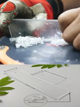 Limpador de manutenção de snowboard, raspador de cera de snowboard, placa dupla, ferramentas de remoção de cera, ferramentas de esqui, raspador de cera de snowboard 2025 - Image 3