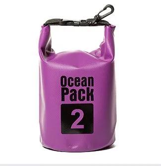 Saco seco impermeável, bolsa de armazenamento, natação ao ar livre, caiaque, canoagem, rio Trekking, Boating Box, novo, 2L - Image 1