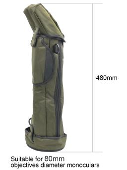 Saco de transporte absorvente de choque de nylon durável, Mochila portátil para telescópio, Spotting Scope, Observação de pássaros - Image 4