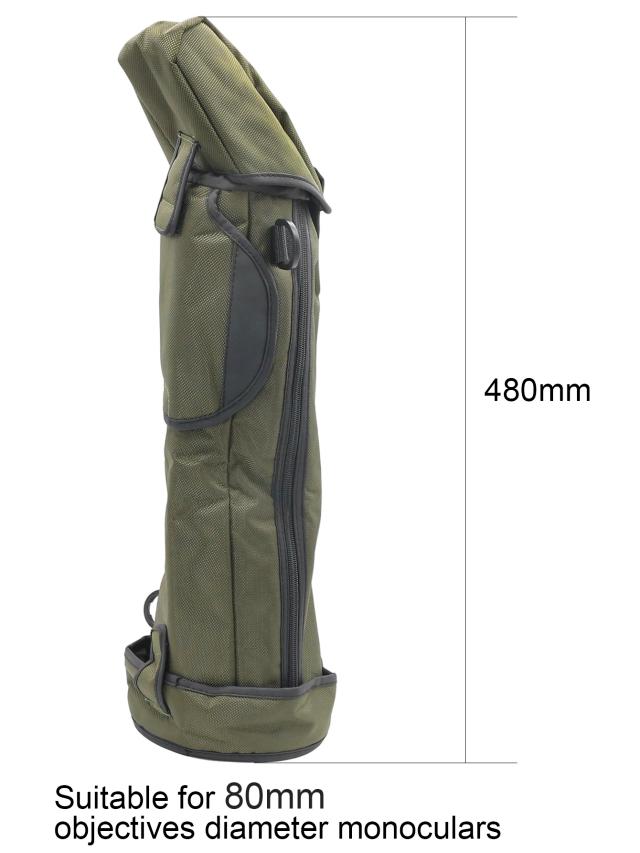 Mochila Portátil em Nylon Durável para Transporte Seguro de Telescópio e Equipamentos de Observação de Pássaros