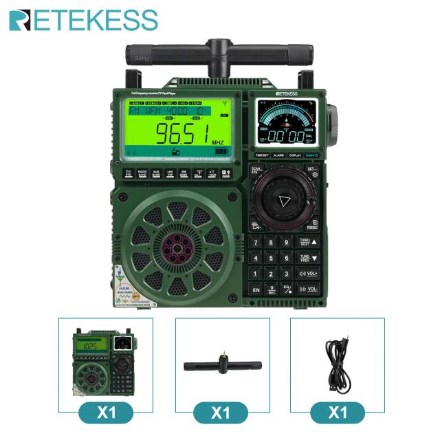 RETEKESS TR113 Rádio Portátil AM FM Receptor de Febre Flagship