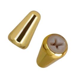 Pontas de interruptor de captador de cobre, botão de interruptor para guitarras elétricas estilo lp epi, prata/preto/dourado/preto profundo, acessórios para guitarra elétrica - Image 6