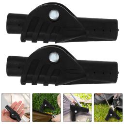 2 pçs acessório de barraca automática dobrável haste de suporte conjunta diy reparação acessórios ao ar livre peças 2 pçs pólo tenda acessórios kit - Image 1