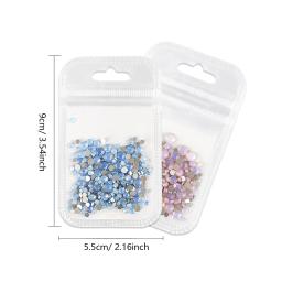 Pedras preciosas de opala mista, cristal de vidro com costas planas e enfeites de zircônia para decoração de arte de unhas - Image 5