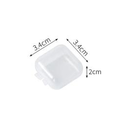 Mini caixa de armazenamento de plástico transparente estojo de jóias organizador de armazenamento transparente armazenamento portátil multifuncional 40pcs por conjunto - Image 6