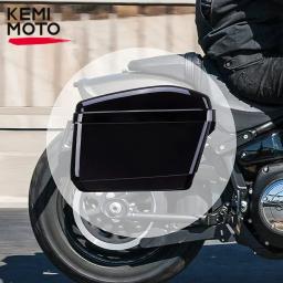 Kemimoto bolsa de selim para porta-malas rígido, suporte para bagagem, bolsa rígida universal para sombra, suzuki, kawasaki, softail - Image 1