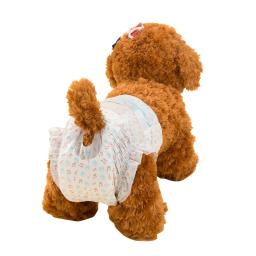 Calças fisiológicas de super absorção para animais, Fraldas descartáveis para cães, Fraldas à prova de vazamento para cachorro, Fraldas para cães femininos, 10pcs - Image 2