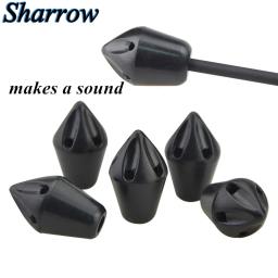Safe Plastic Whistle Arrowhead, Target Points, fazer um som, Hunting Arrow Acessório, Tiro com arco, 8mm, 6 pcs, 12pcs - Image 1