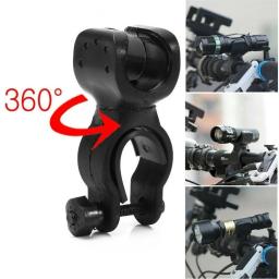 Bicicleta LED Light Suporte, bicicleta Lanterna Suportes, Rotação Lanterna, Tocha, Mount Clamp, Lâmpada-Clip, Ciclismo Luzes Stand - Image 1