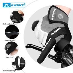 Inbike ciclismo luvas de equitação dedo cheio com gel acolchoado luvas de bicicleta de estrada para homens mulheres mtb luvas de bicicleta homem acessórios - Image 3