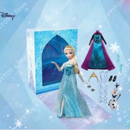 Conjunto de Bonecas Princesa Disney Oficial Frozen Elsa Alice, Brinquedos de Anime para Meninas, Presente Surpresa de Ano Novo - Image 1