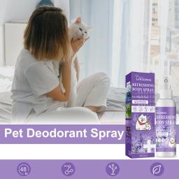 Desodorante de óleo de lavanda para animais, remove odor, desodorizante para cães, limpeza de fezes, suprimentos para cães fedorentos, 50ml - Image 6